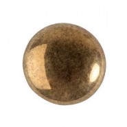 Les perles par Puca® Cabochon 18mm - Dark gold bronze 23980/14485